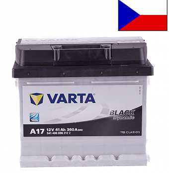   VARTA BLACK dynamic 6--41Ah R+ 360 EN 207175175 "" (541 400 036)